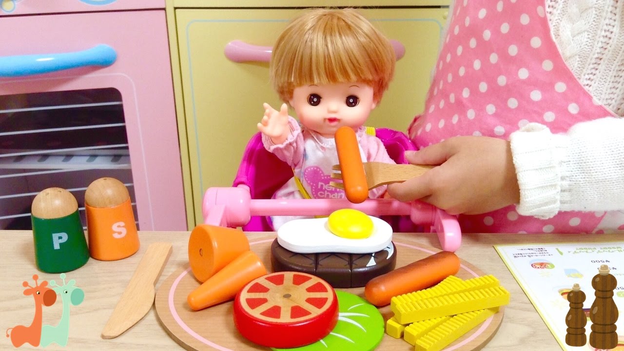 メルちゃん おままごと ビーフステーキセット ネネちゃん編 / Mell-chan Doll Cooking Toys , Beef Steak