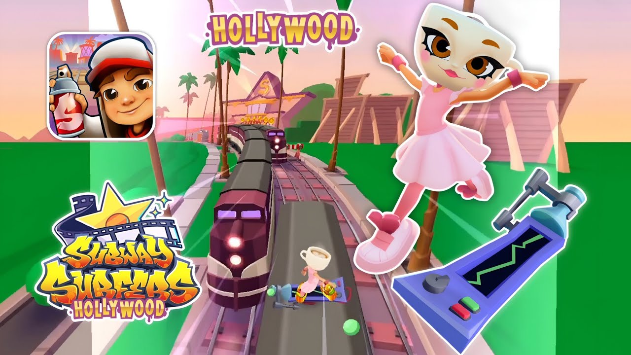 Ballerina Latticina Gameplay with Sci Fly Board | Subway Surfers Hollywood