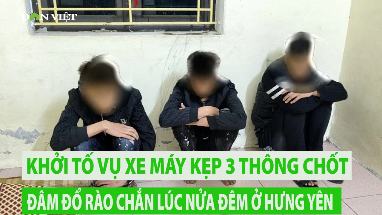 Khởi tố vụ xe m&aacute;y 