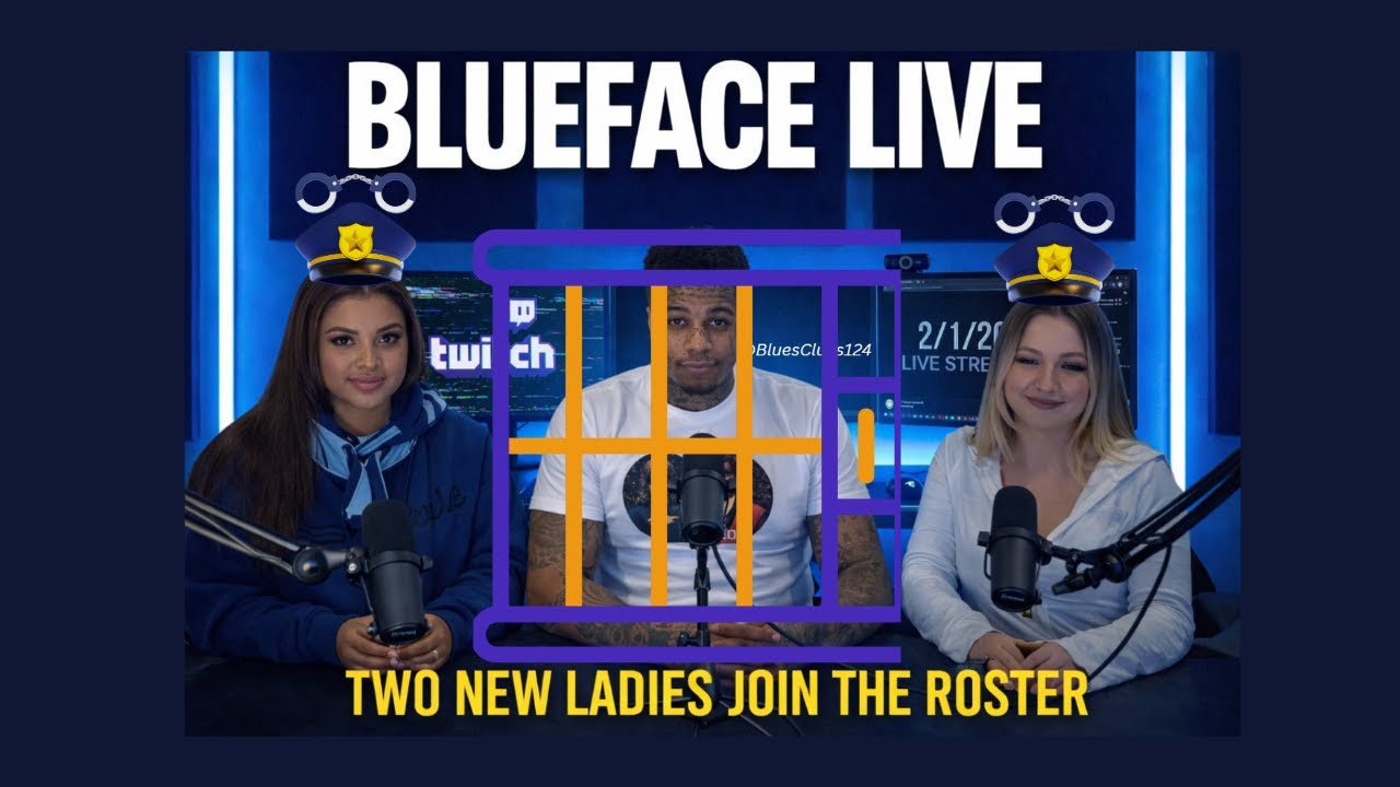 👮‍♂️BLUEFACE In Twitch Jail AGAIN!⛓️See HIS VERY LAST Full Livestream with Twitch Comments.