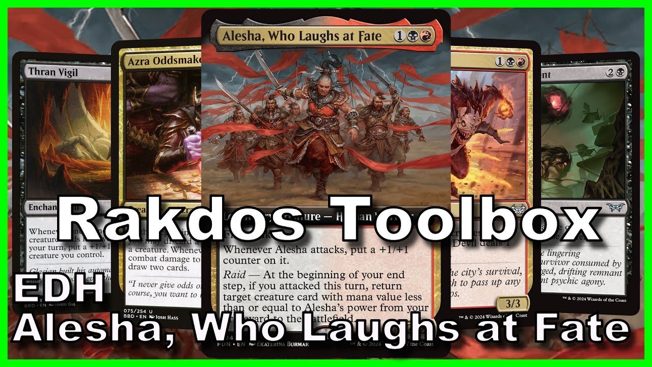 Alesha, Who Laughs at Fate EDH Deck Tech | Magic the Gathering