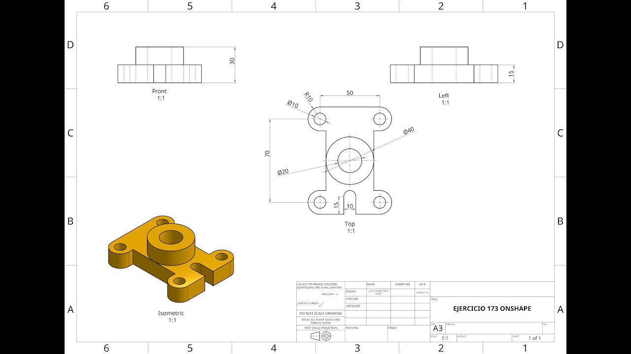 EJERCICIO 173 ONSHAPE