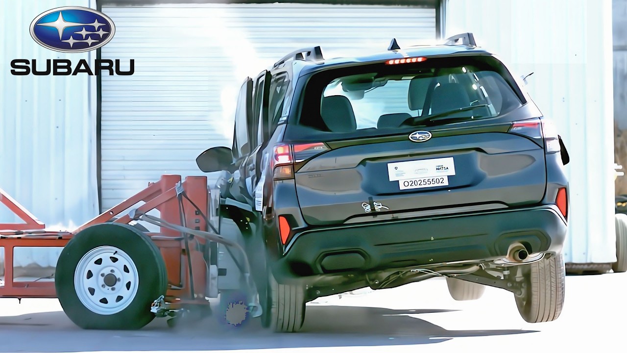 Subaru Forester side crash test | 2025
