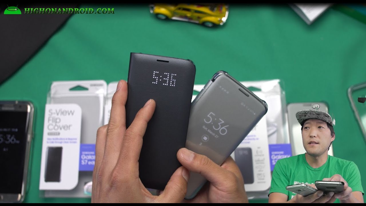 Samsung Official Galaxy S7 & S7 Edge S-View Flip/LED Wallet Covers!