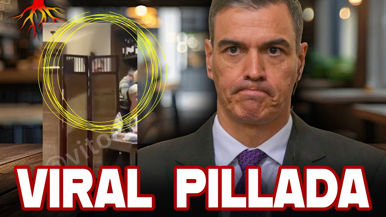 Sánchez PILLADO en un RESTAURANTE DE LUJO con 8 escoltas y Begoña Gómez