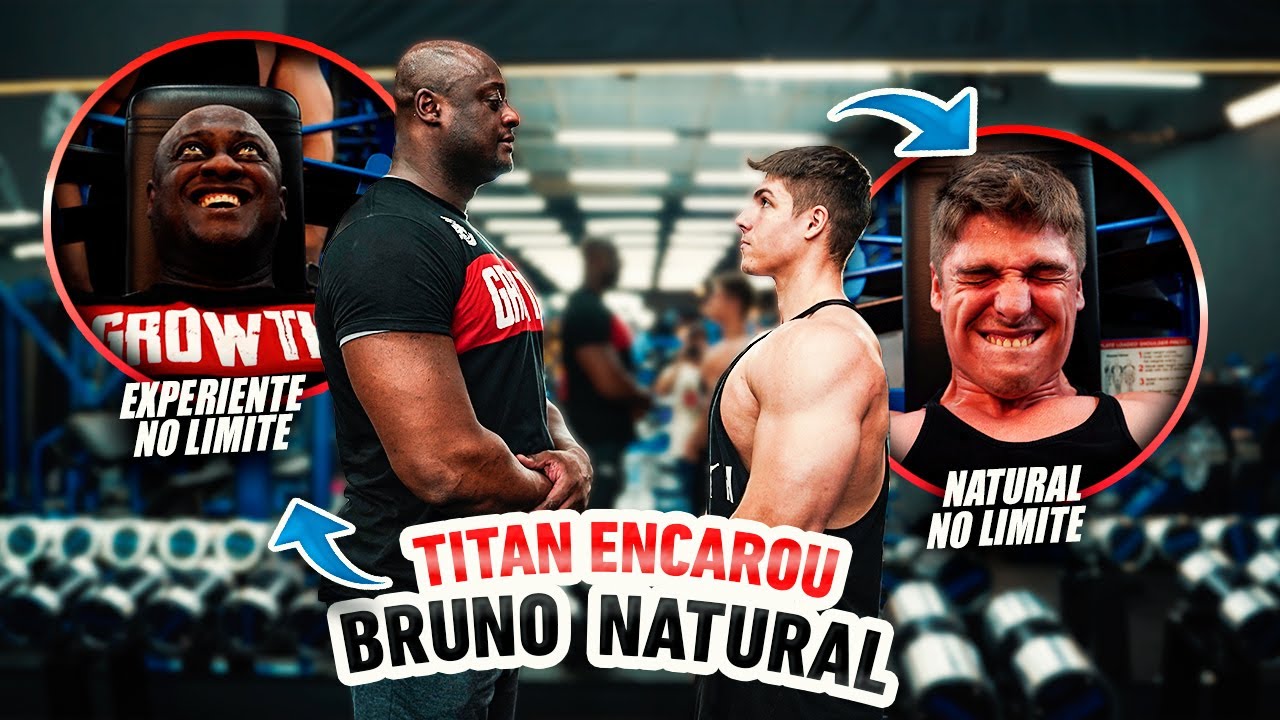 SUPER TITAN TESTOU SUA FORÇA CONTRA BRUNO NATURAL NA ÁREA 51