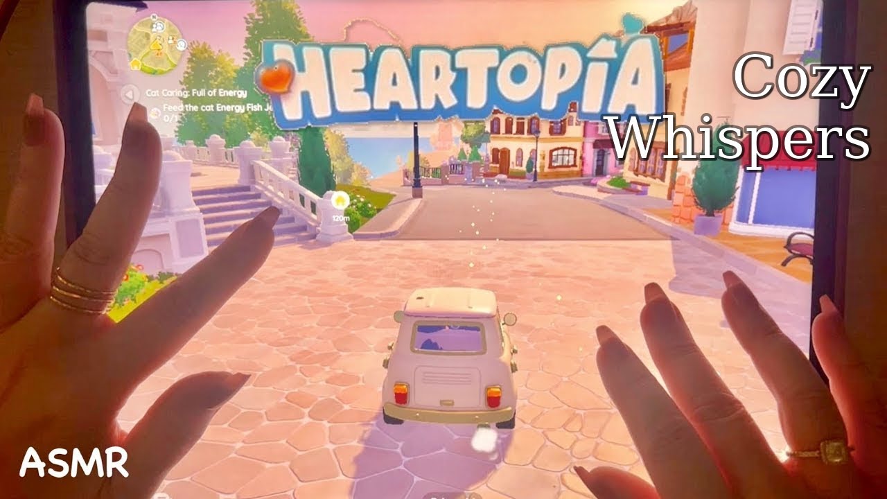 ASMR Heartopia Whispered Gameplay 💗 | 1 Hour of Cozy Gaming Relaxation✨iPad Tapping