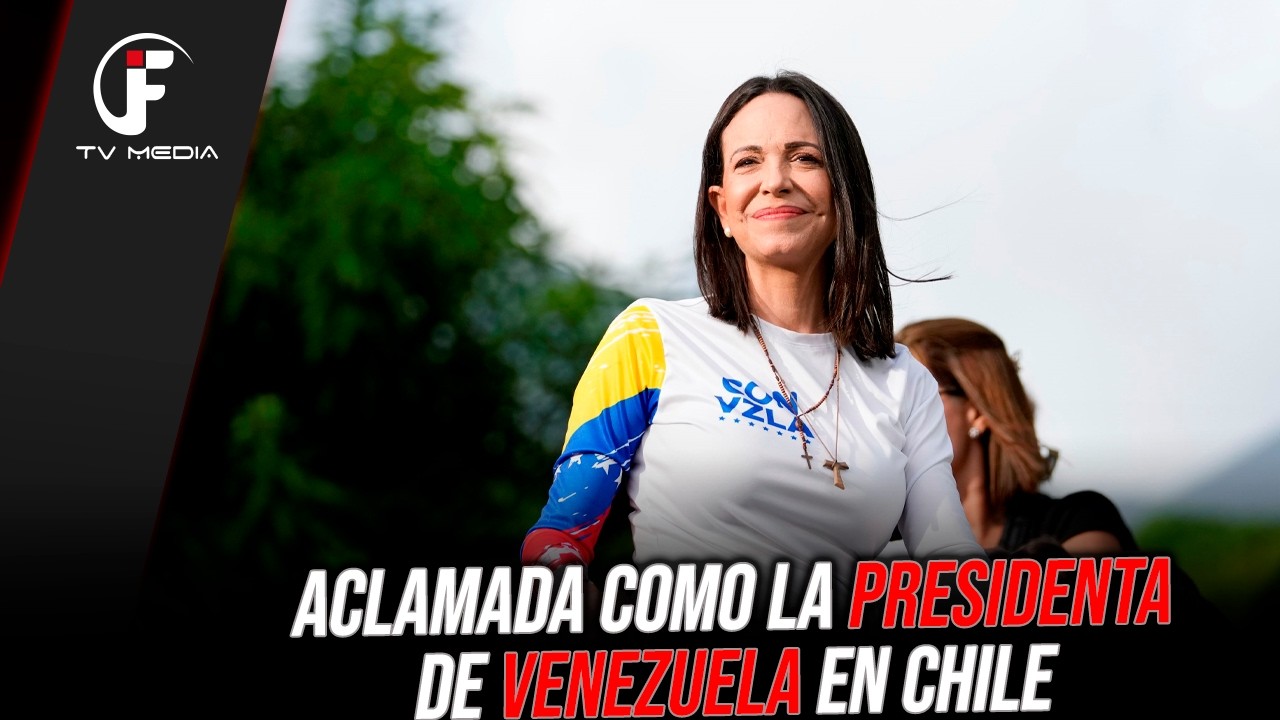 MARÍA CORINA MACHADO RECIBIDA POR TODO LO ALTO EN CHILE: PONE AL DESCUBIERTO EL TERROR DE MADURO