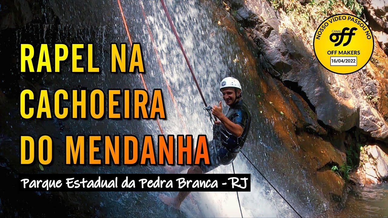 TRILHA E RAPEL NA CACHOEIRA DO MENDANHA EM CAMPO GRANDE - RJ