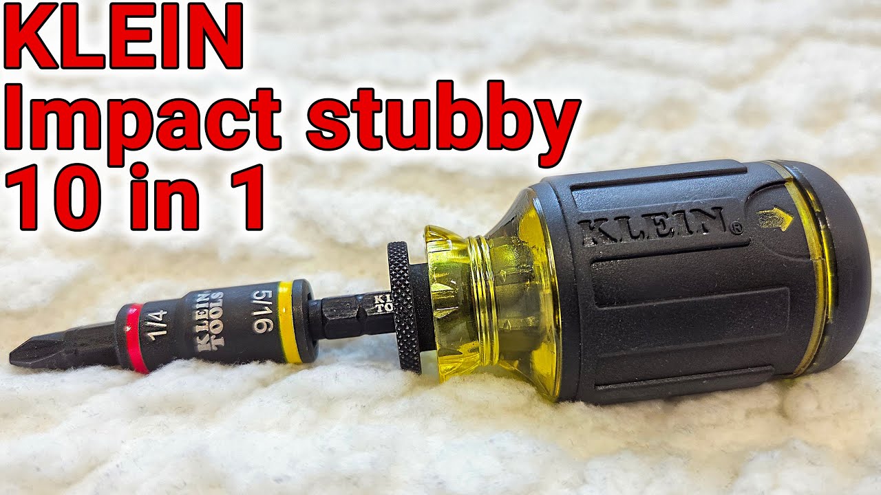 Klein Tools 10 in 1 impact stubby 32308f flip socket driver