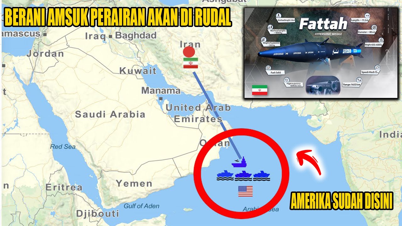 Kapal Induk Abraham Lincoln Sudah Di Laut Oman, IRAN Warning : Berani Masuk Kami Rudal