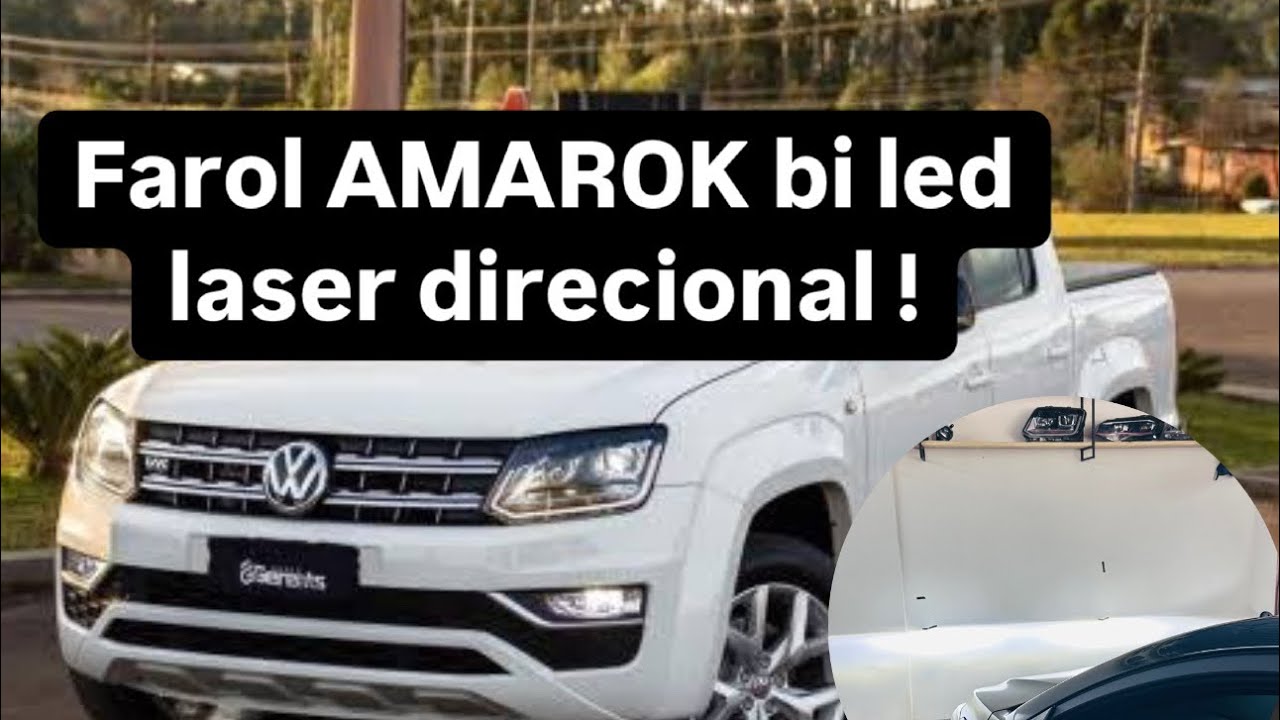 Farol AMAROK 2023 Direcional , neblinas BI-LED E LANTERNA LED! Olha esse RESULTADO