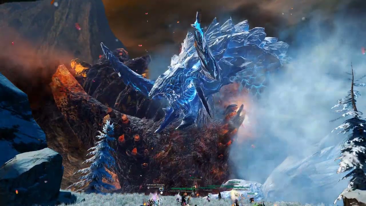Guild Wars 2 Jormag Vs. Primordus (Icebrood Saga Ep.5 