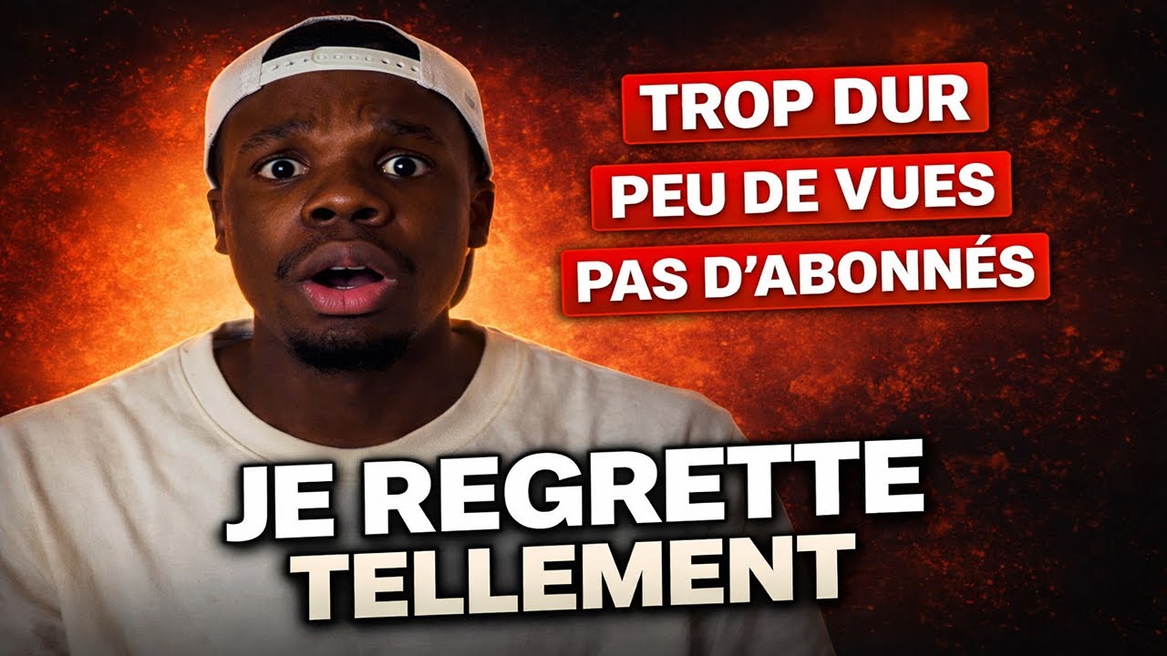 Pourquoi je n’aurais jamais dû me lancer sur YouTube ?