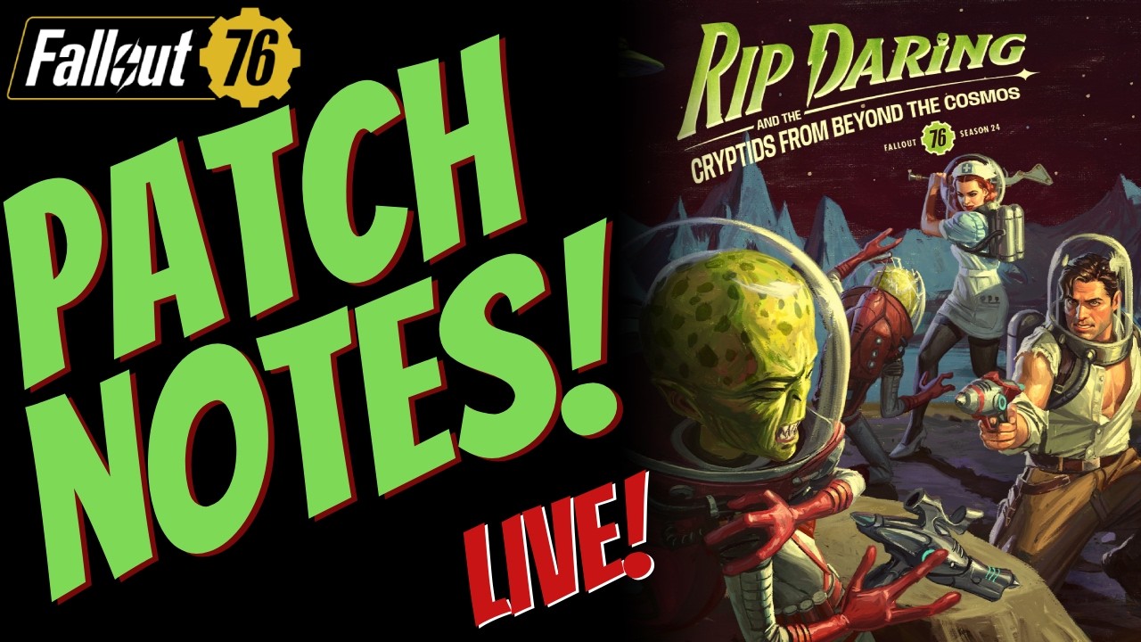 ▶️Fallout 76 Live Stream - Patch Notes For Season 24, The Backwoods