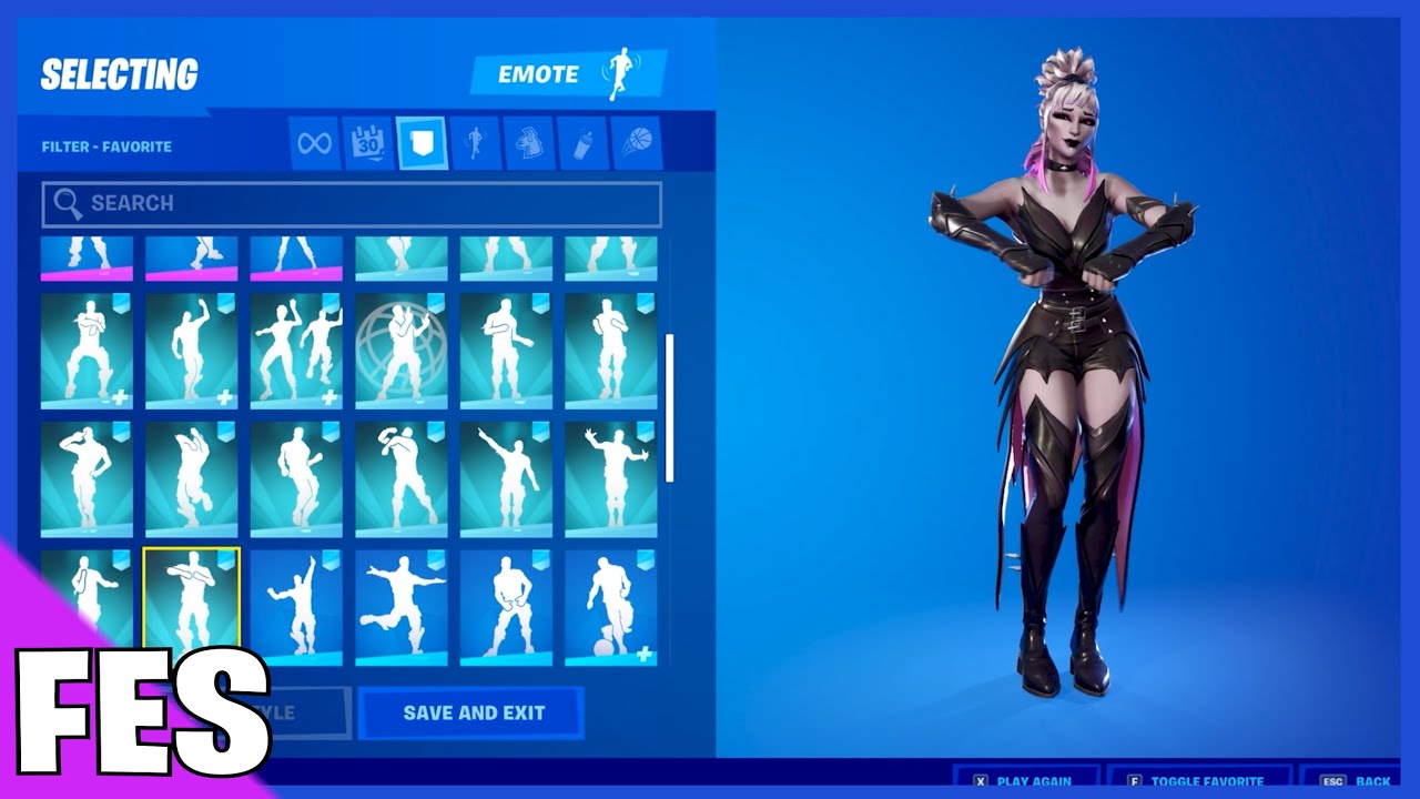 Fortnite Dusk Skin With all my Fortnite Dances & Emotes!