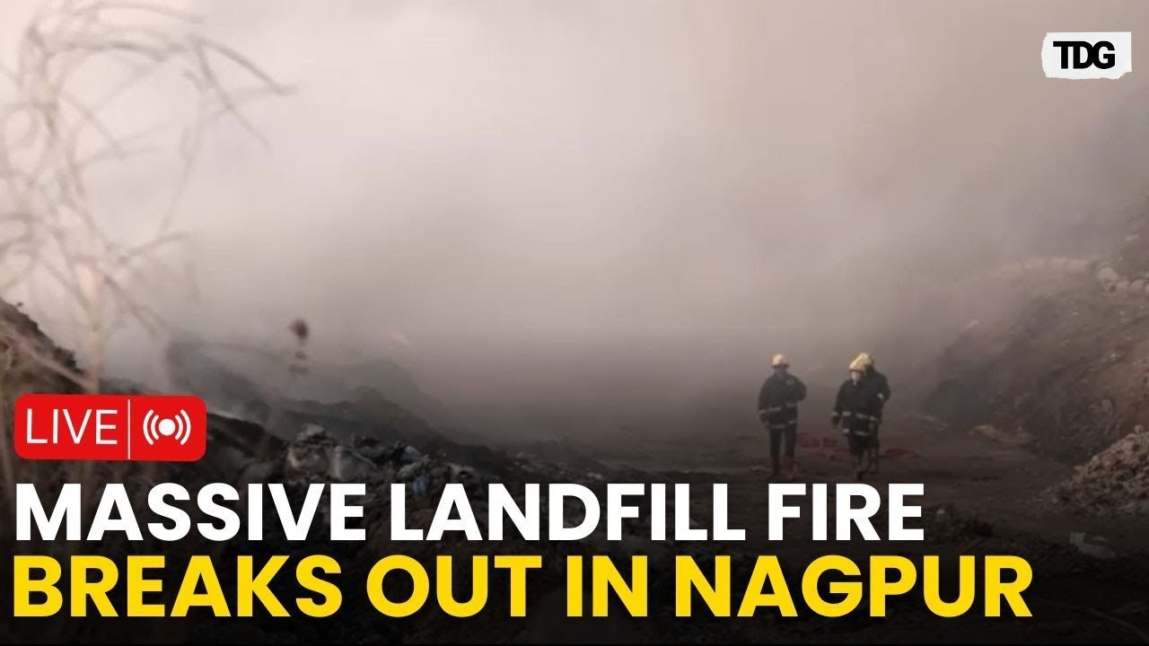 India Landfill Fire LIVE: Nagpur landfill fire spreads quickly as city faces extreme temperatures