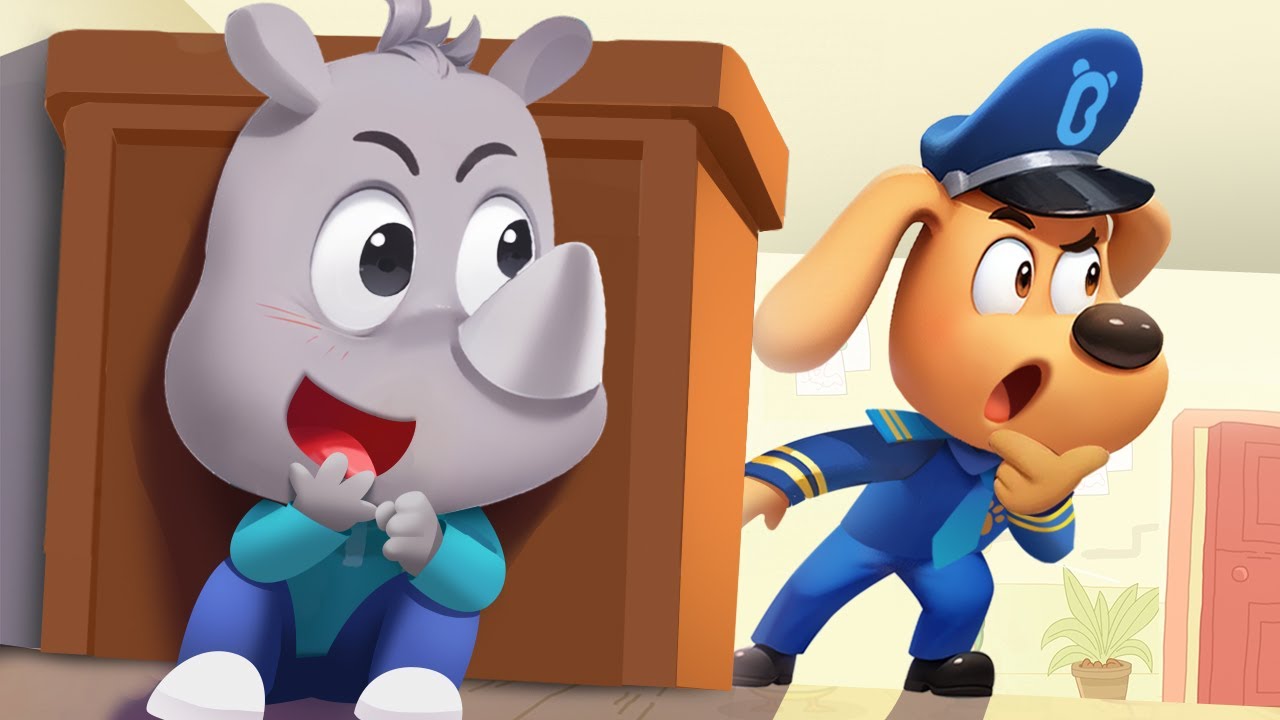 Hide and Seek | Safety Tips | Kids Cartoon | Kids Videos | Sheriff Labrador