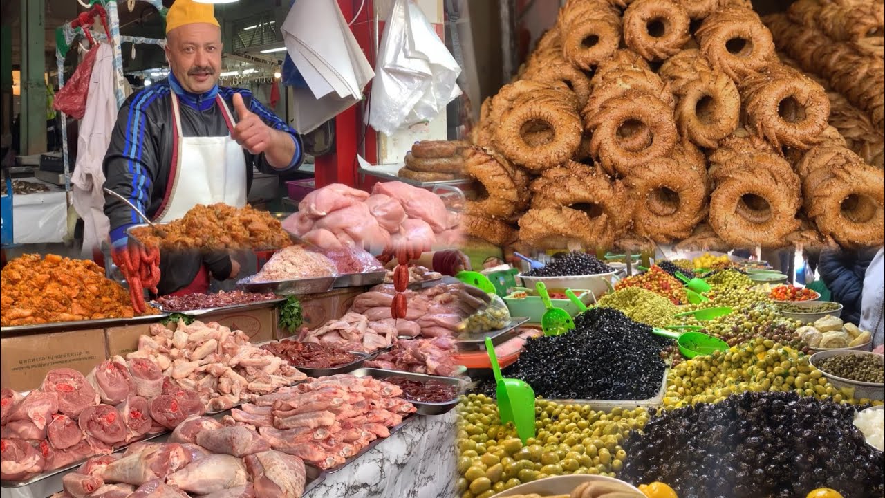 أجواء رمضانية في أسواق باب سيدي عبد الوهاب مدينة وجدة مع إقتراب العيد الفطر