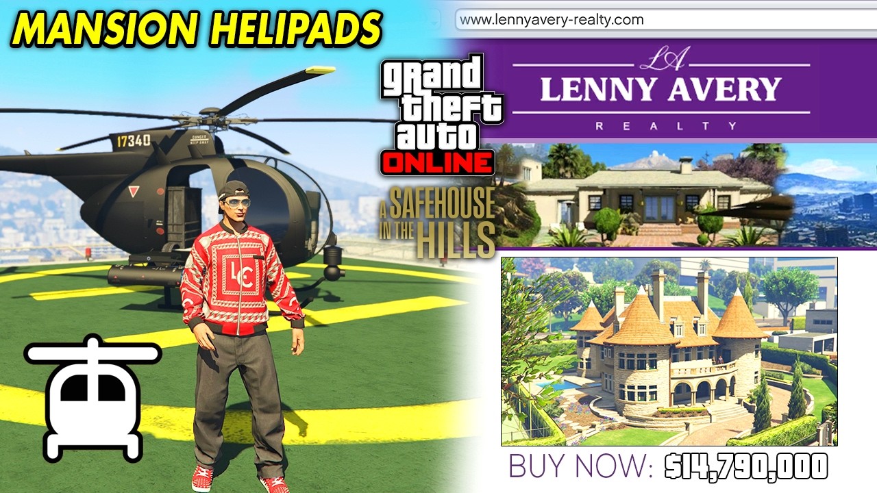 Всё, чего стоит ожидать от дополнения GTA Online MANSIONS!