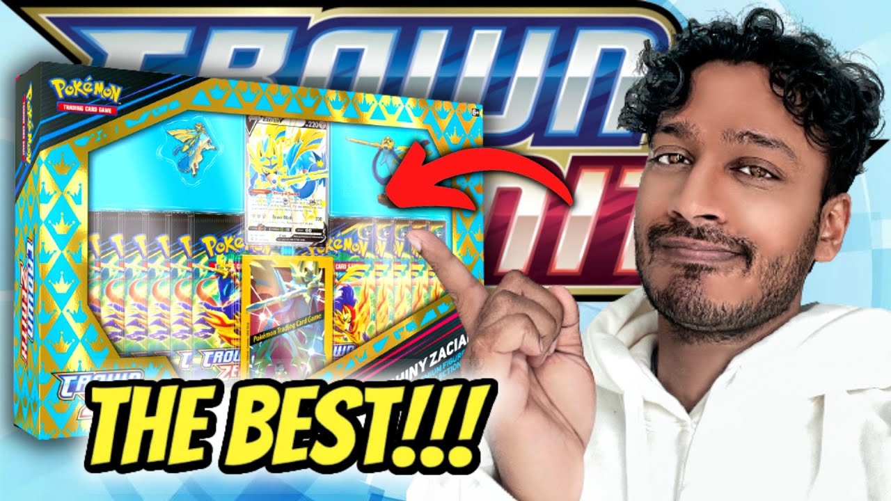 Crown Zenith Premium Figure Collection Shiny Zacian Opening!