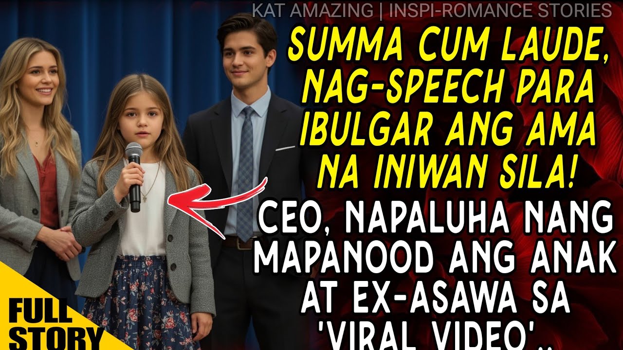 SUMMA CUM LAUDE, NAG-SPEECH SA  PARA IBULGAR ANG AMA NA INIWAN SILA! CEO, NAPALUHA NAPANOOD ANG ANAK