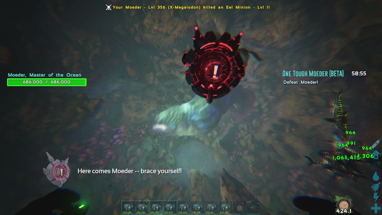 ARK Genesis Beta Moeder   water boss fight