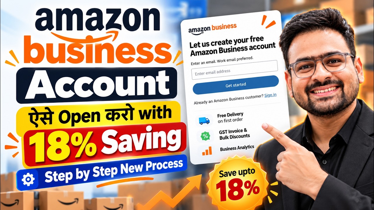 Amazon Business Account | How to Create Amazon Business Account | How to Open Amazon Business