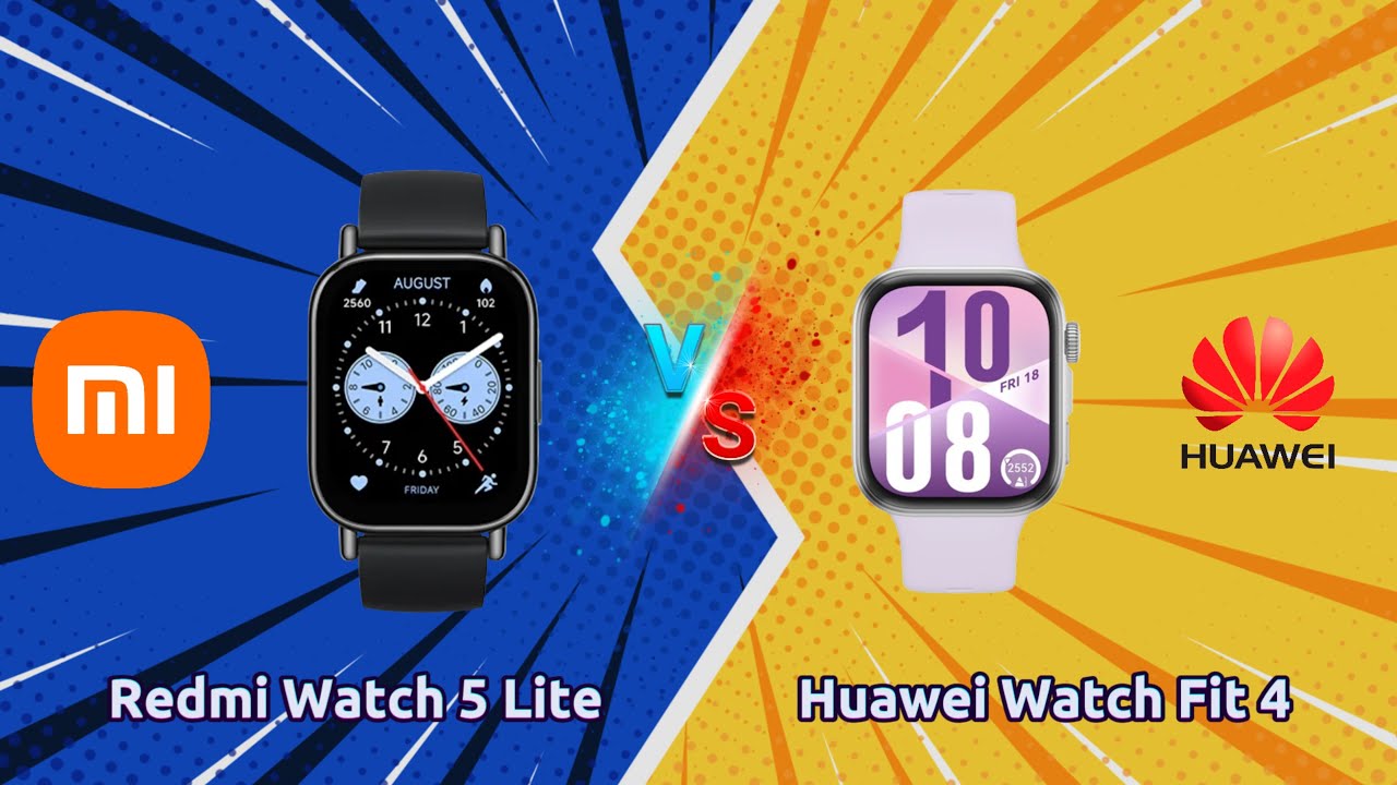 Redmi Watch 5 Lite vs Huawei Watch Fit 4: Full Specs Comparison!