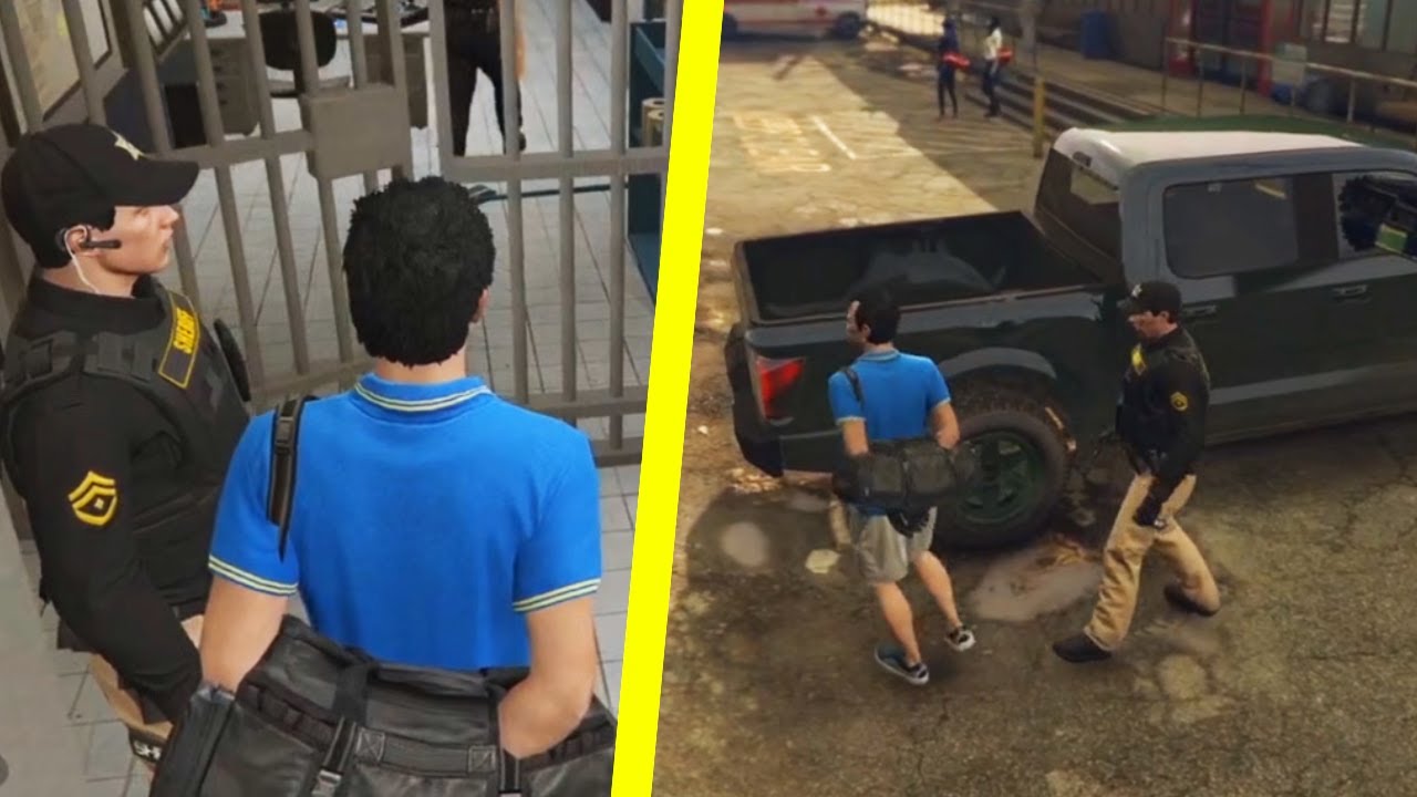 🔴 PIERWSZY KONWÓJ DO WIĘZIENIA NA WYSPIE!! - GTA 5 ROLEPLAY