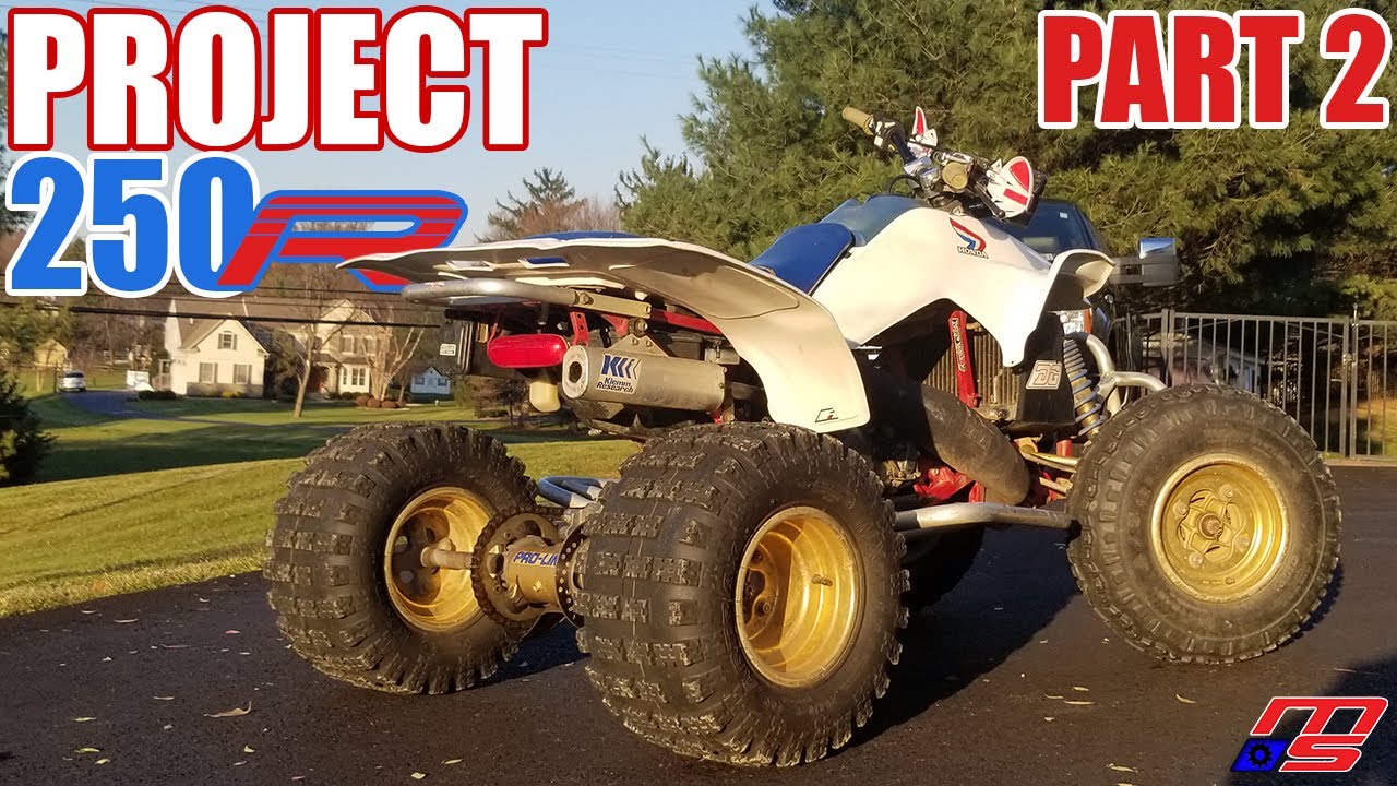 Close up and first ride. More power than I expected | Project 250R Part 2
