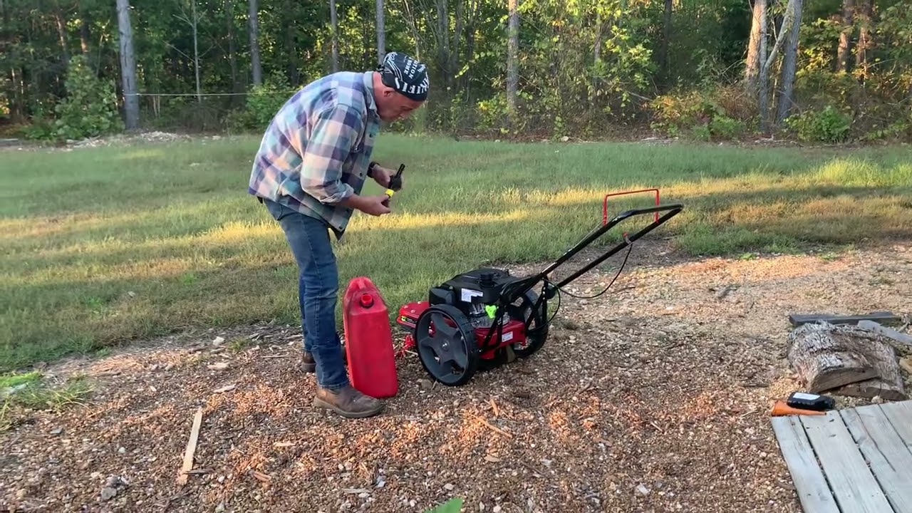 New Earthquake Walk-Behind String Mower