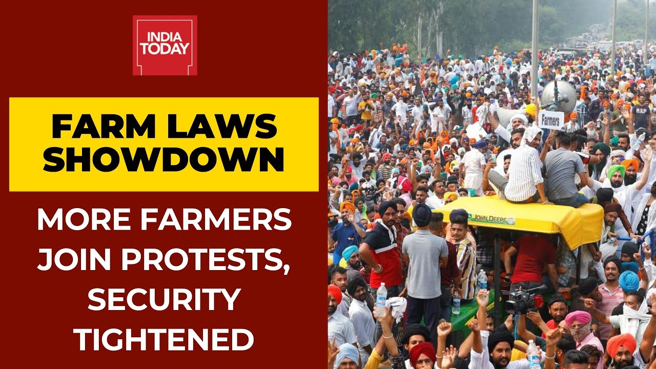 More Farmers Join Protests Along Delhi Border, Security Tightened At Protest Sites