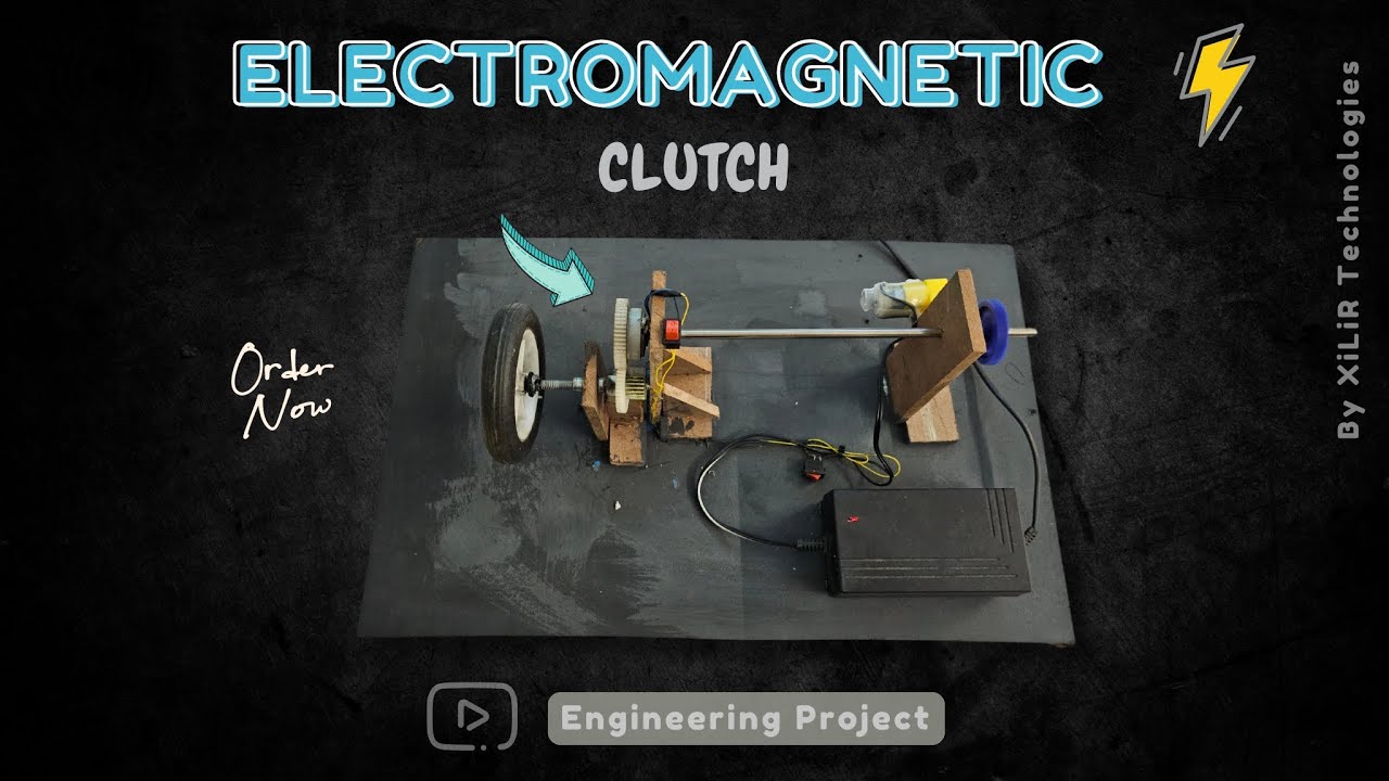 ⚙️ Electromagnetic Clutch System Project | Mechanical Engineering