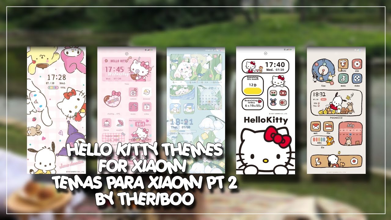 Hello Kitty themes for Xiaomi |Temas para Xiaomi [aesthetic, cute, minimal] pt. 2 | @theriboo