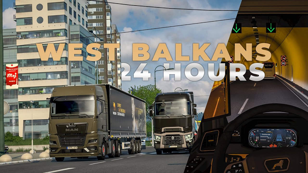 24 Hours in West Balkans - Immersive & Professional Driving - 1500km through 6 Countries