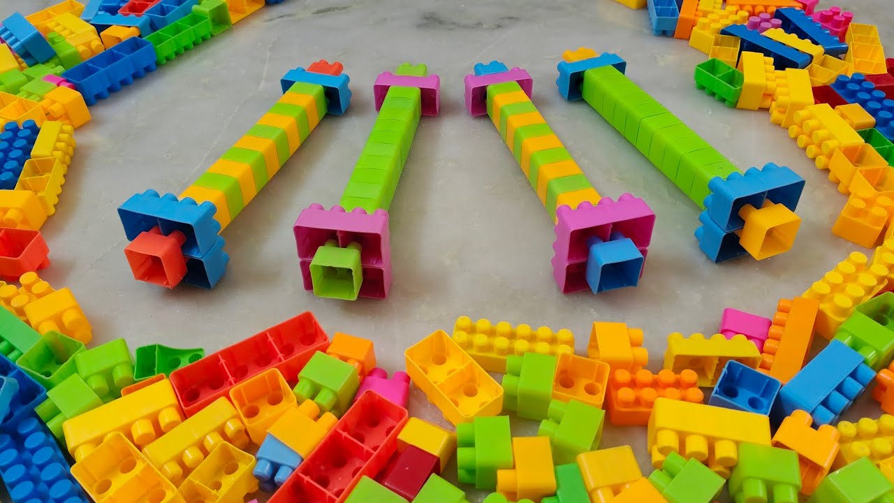 Satisfying DlY ASMR/ Building Blocks/block game/Lego building blocks  #asmr#lego#buildingblocks