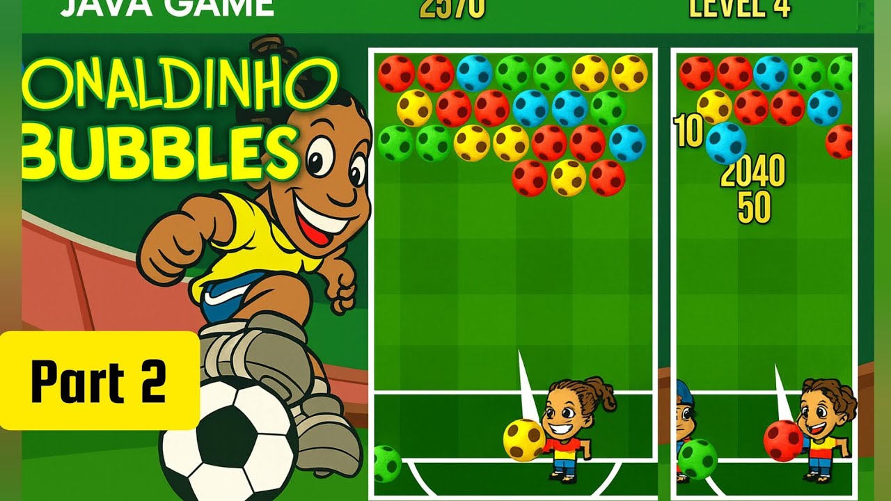Ronaldinho Gaúcho Bubbles  Fun Java Game Concept part 2