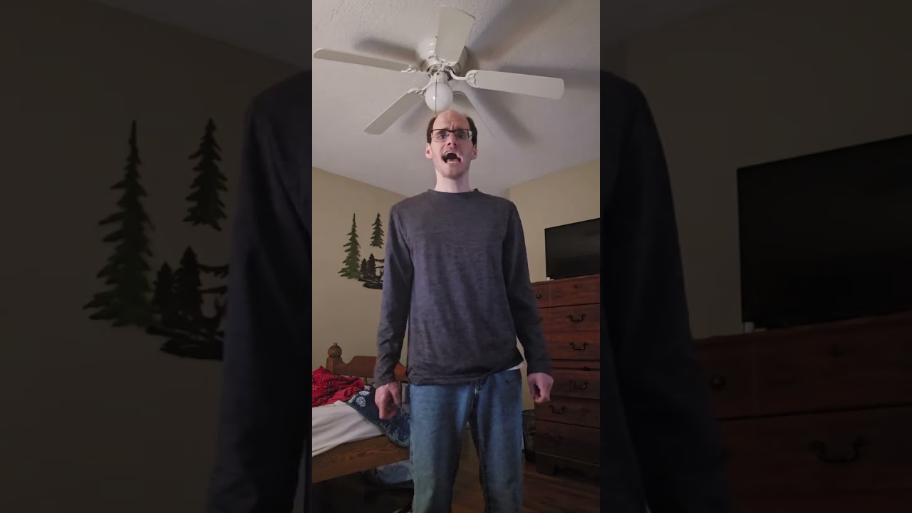 Me singing O Come O Come Emmanuel 