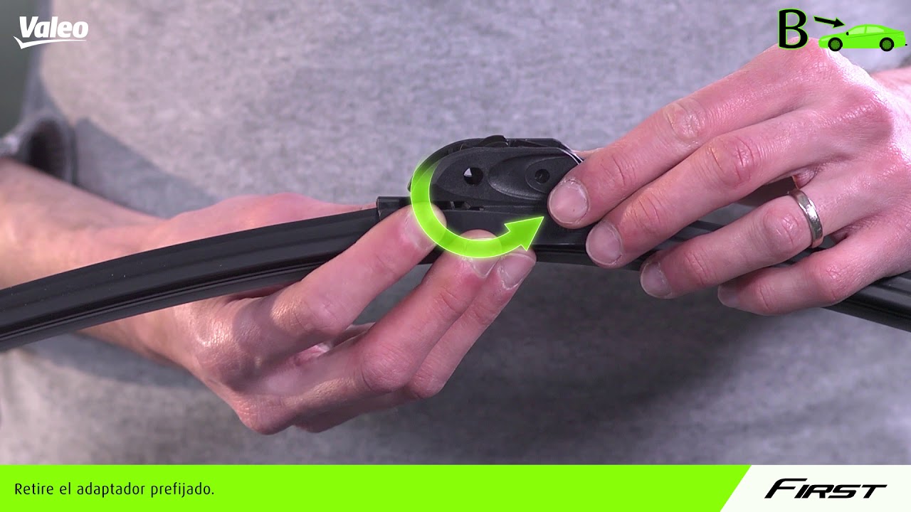 Valeo First Wiper Blade 'How to Fit' guide Side Lock