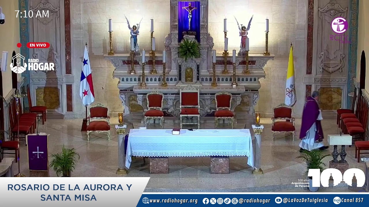 ROSARIO DE LA AURORA Y SANTA MISA, SANTUARIO NACIONAL