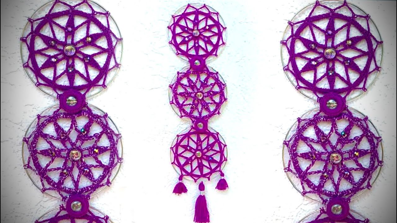 3 kleine Traumfänger- Muster über 100 Jahre alt !#häkeln #petraperle #traumfänger#crochet#wolle