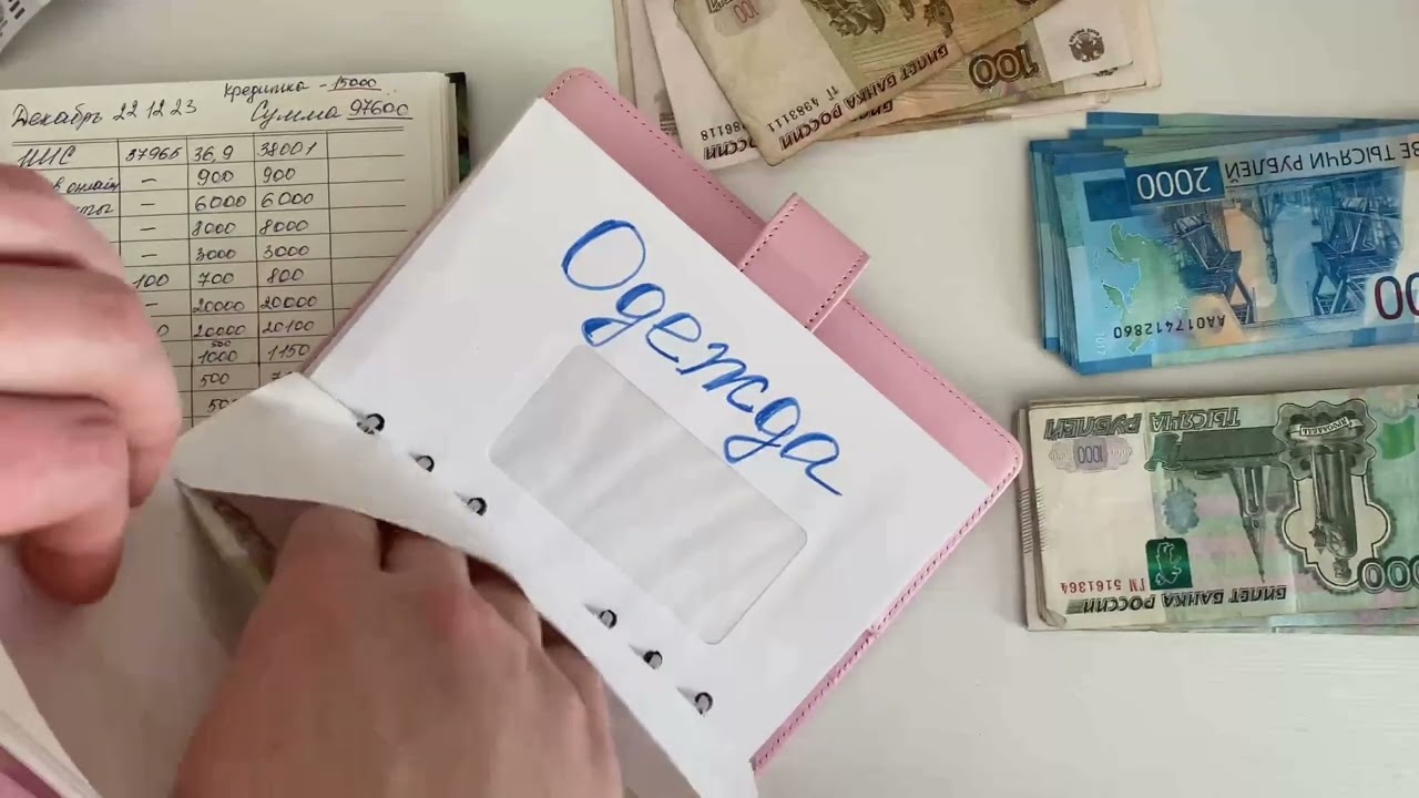 Декабрь #2 распределение по конвертам/ 97600₽