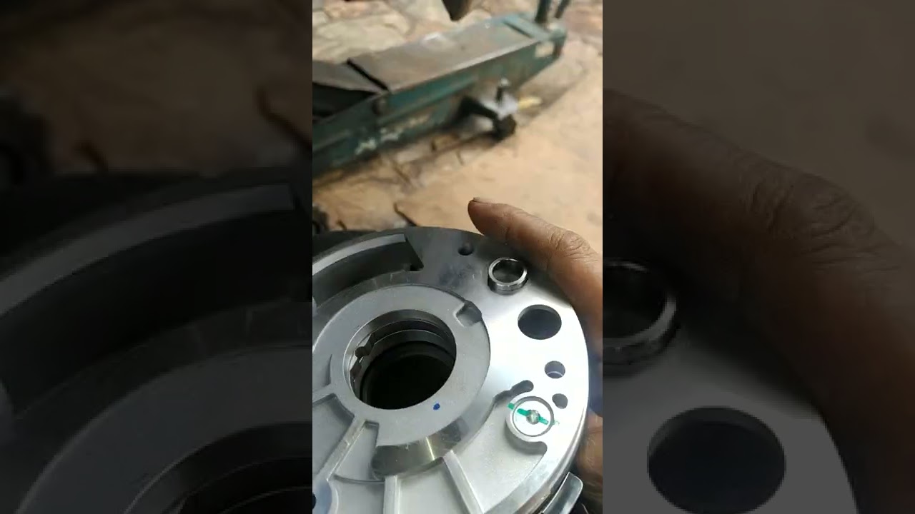 substituição da bomba de óleo do Tiggo motor 2.0 16 válvulas