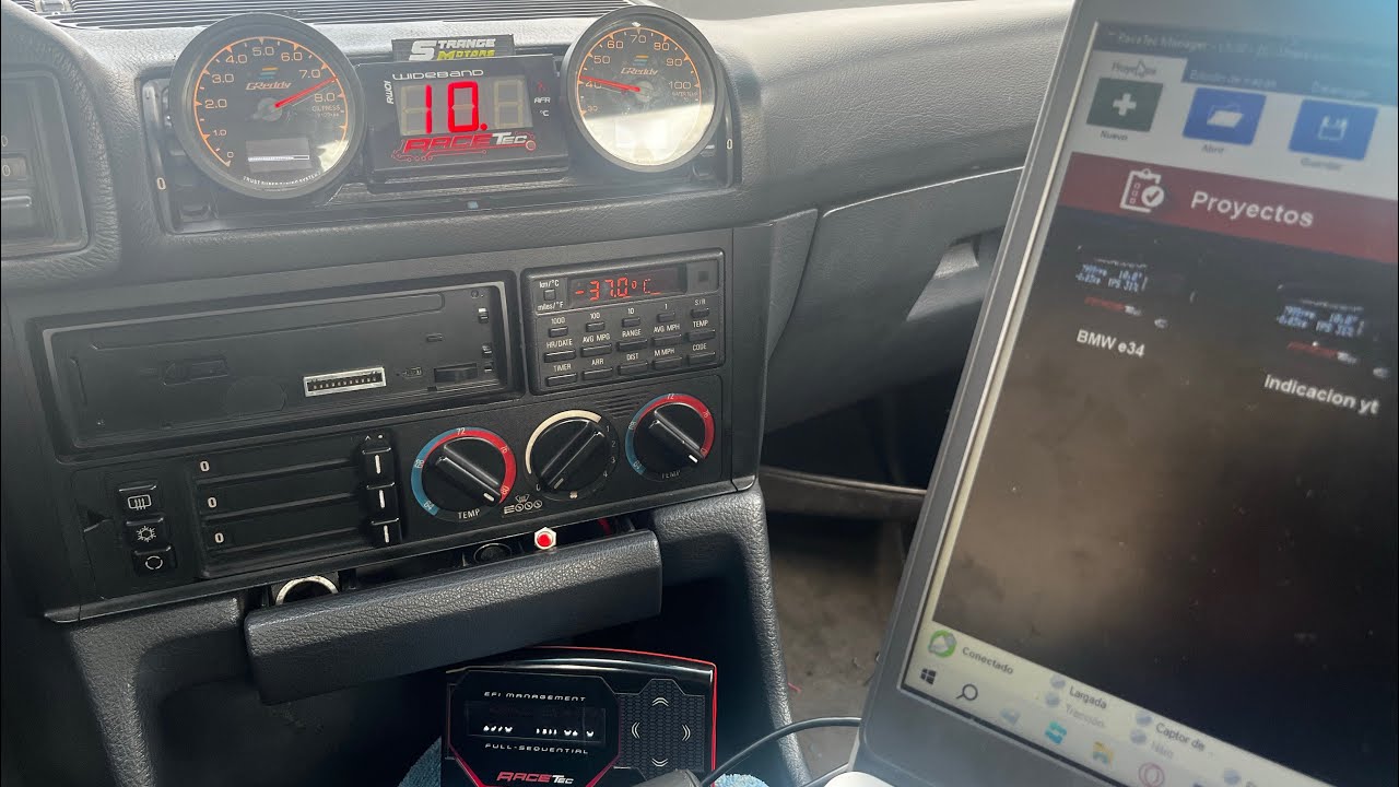 Instalación ECU RACETEC BMW E34 2da parte | STRANGE MOTORS CHILE