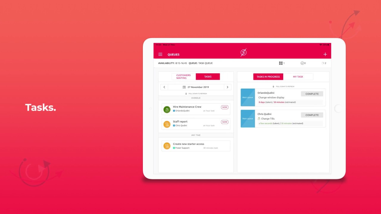 Shopfloor Management Software features - Qudini