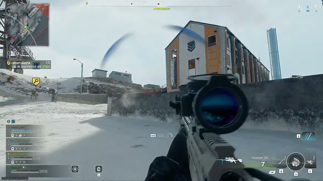 SNIPER ARRANCOU A VIDA DE GERAL NO WARZONE