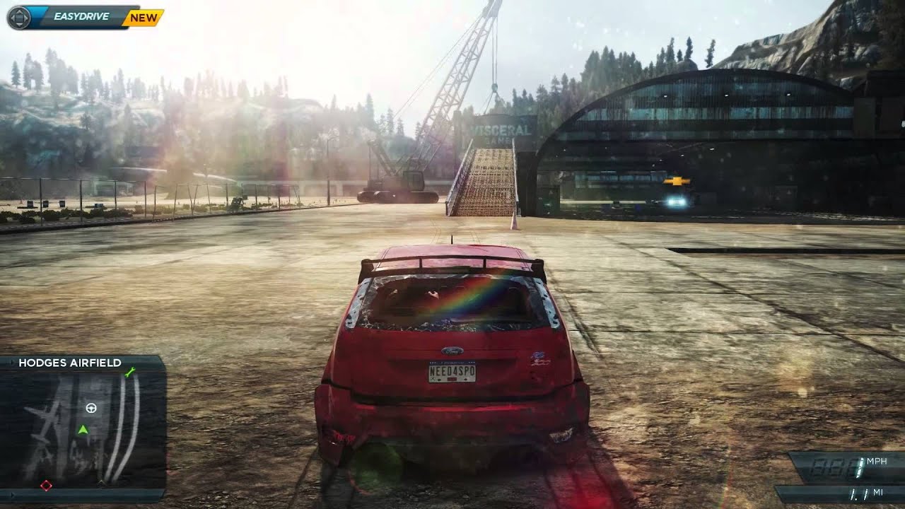 NFS Most Wanted - Crashing - (Render Test)