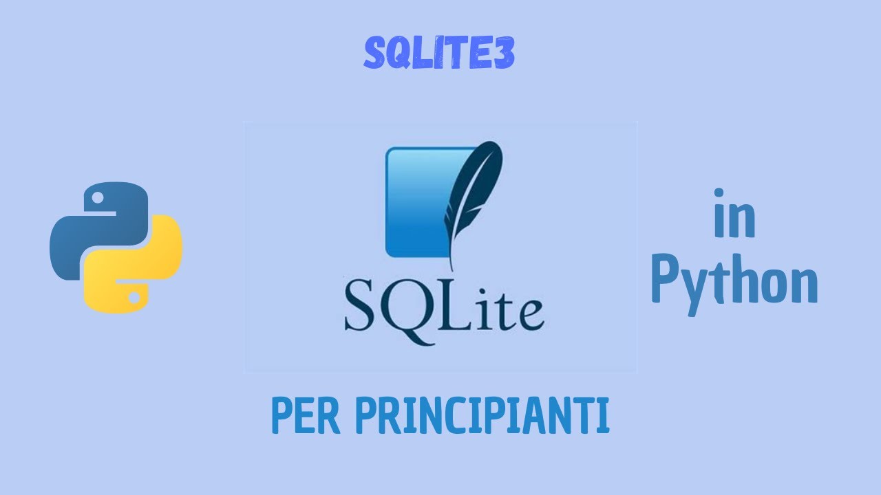 COME Usare SQLITE3 per un Database in Python!
