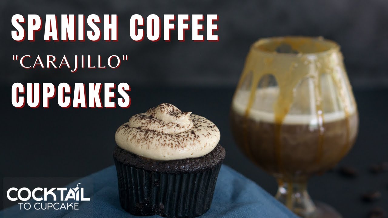 Spanish coffee cocktail recipe inspires chocolate orange coffee cupcakes | Boozy cupcakes recipe